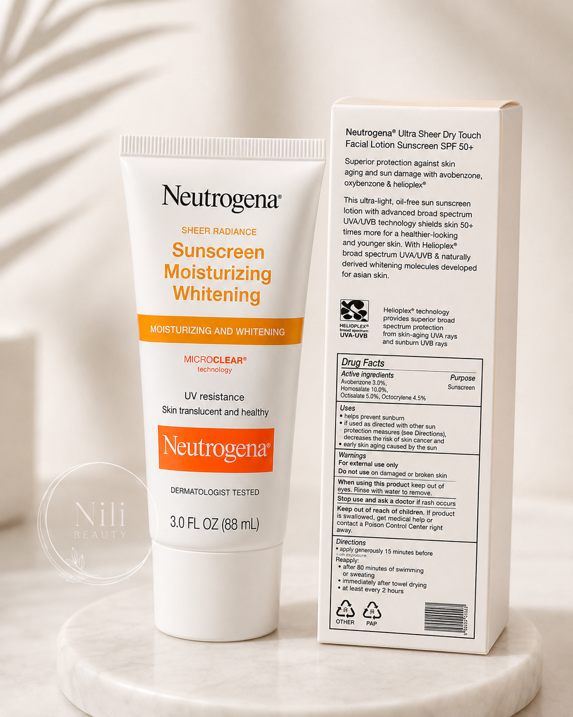 کرم ضد آفتاب نوتریژونا Neutrogene