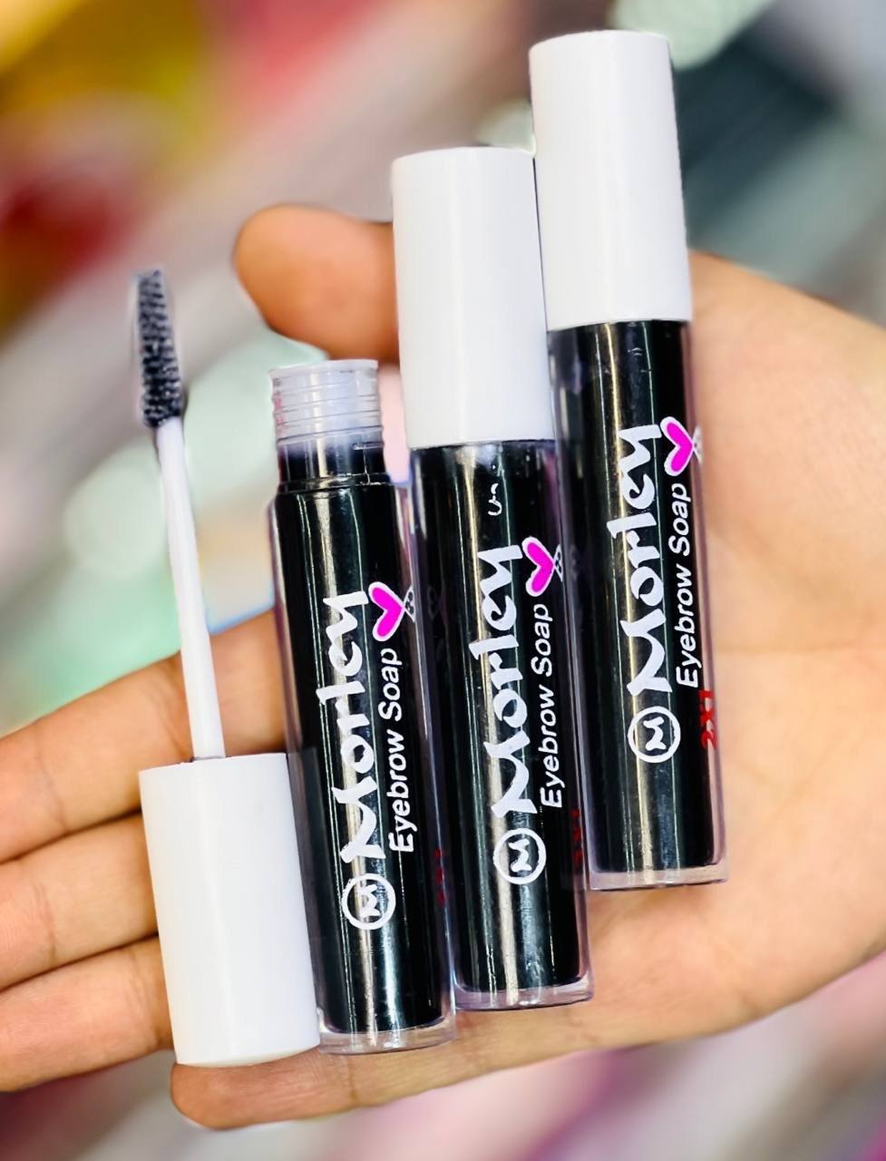 ژل ابرو رنگ دار مشکی مورلی